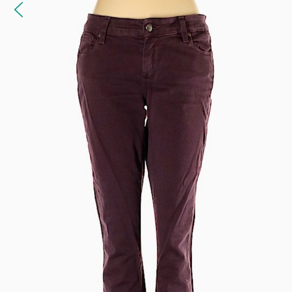 Paige Jeans -Normandie straight jeans in plum wine